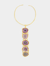Sylvia Toledano Amethyst Gold Necklace