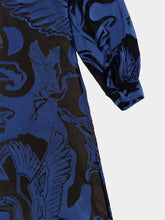 Paula Ophelia Devoré Turtleneck Dress