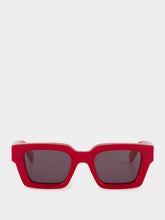 Off-White Red Virgil Square Sunglasses