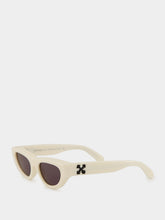 Off-White Ivory Cat-Eye Sunglasses