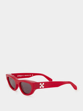 Off-White Red Cat-Eye Sunglasses