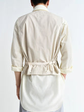 Lemaire Stone Beige Technical Gilet in Ventile® Cotton