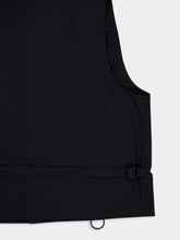 Lemaire Black Technical Gilet in Ventile® Cotton