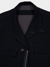 Lemaire Black Soft Wool Field Jacket