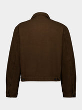 Lemaire Cacao Brown Broken Twill Trucker Jacket