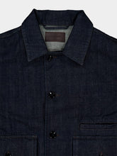 Lemaire Indigo Denim Jacket Boxy Cotton