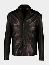 Lemaire Black Grained Lambskin Jacket