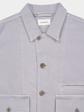 Snowy Blue Grey Boxy Jacket | PDP - Fashion Clinic