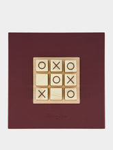 Hector Saxe Paris Aubergine Leather Tic Tac Toe
