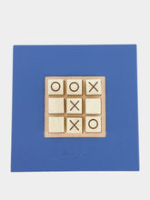 Hector Saxe Paris Blue Limoges Leather Tic Tac Toe