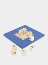 Hector Saxe Paris Blue Limoges Leather Tic Tac Toe