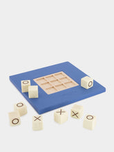 Hector Saxe Paris Blue Limoges Leather Tic Tac Toe