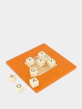 Hector Saxe Paris Orange Grained Leather Tic Tac Toe