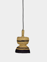 Golden Editions Natural and Midnight Curved Pendant Light