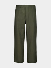 Commas Green Linen Resort Trousers