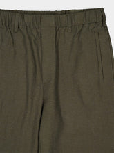 Commas Green Linen Resort Trousers