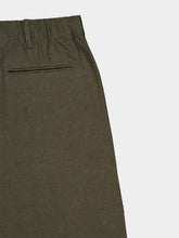 Commas Green Linen Resort Trousers