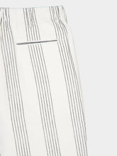 Commas Off-White Stripe Resort Trousers
