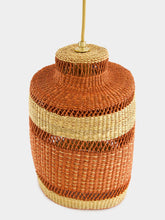 Golden Editions Dash Small Straw Pendant Lamp Ginger