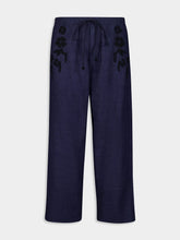Baziszt Embroidered Sesame Trousers