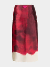 Prada Printed midi skirt