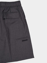Prada Ardesia Grey Superfine Virgin Wool Shorts
