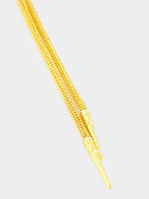 Sylvia Toledano Gold Bolo Tie Pendant Necklace