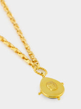 Sylvia Toledano Gold Labradorite Pendant Necklace