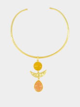 Sylvia Toledano Sunset Necklace with Yellow Onyx