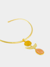 Sylvia Toledano Sunset Necklace with Yellow Onyx