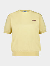 Prada Yellow Wool-Blend Knit Sweater