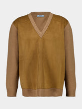 Prada Camel and Tobacco Cashmere Jumper
