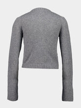 Grey Argyle Cashmere Buttoned Cardigan