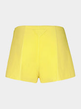Prada Yellow Double Cotton Shorts