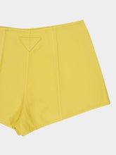 Prada Yellow Double Cotton Shorts