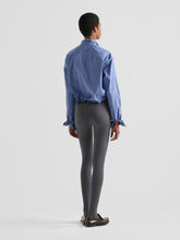 Prada Baltic Blue Fil-à-Fil Shirt