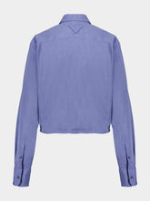 Prada Baltic Blue Fil-à-Fil Shirt