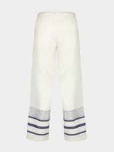 Baziszt Talilo Off-White Blue Pants