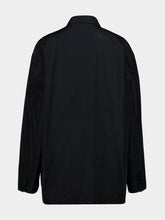 Prada Black Double-Breasted Taffeta Jacket