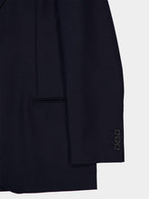 Prada Blue Virgin Wool Single-Breasted Blazer