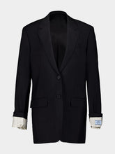 Prada Black Mohair Suit Jacket