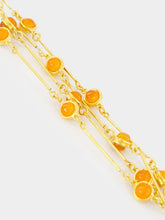 Sylvia Toledano Gold Candies Necklace with Carnelian