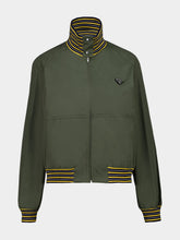 Prada Military Green Cotton Zip Jacket