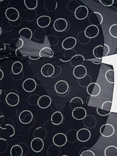 Prada Dots Print Silk Cape
