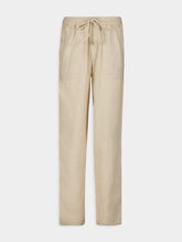 Isabel Marant Étoile Cream Silk Tapered Trousers