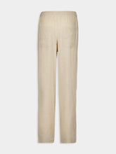 Isabel Marant Étoile Cream Silk Tapered Trousers