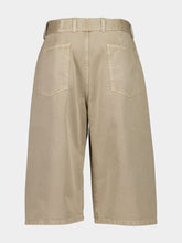 Lemaire Natural Beige Twisted Heavy Denim Shorts