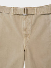 Lemaire Natural Beige Twisted Heavy Denim Shorts