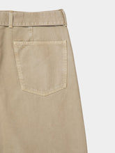 Lemaire Natural Beige Twisted Heavy Denim Shorts