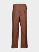 Lemaire Brown Pleated Pants